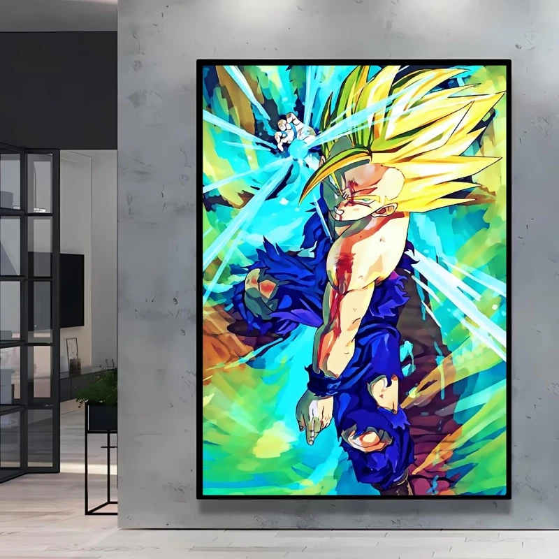 Dragon Ball Gohan Anime 5D Ful - đánh giá và giá Resin Art Wallpaper