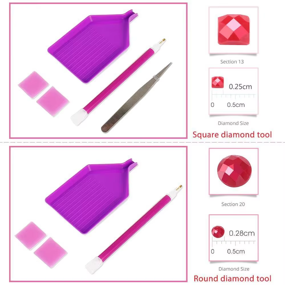 5D DIY Diamond Painting Cute S - đánh giá và giá Resin Art Rose