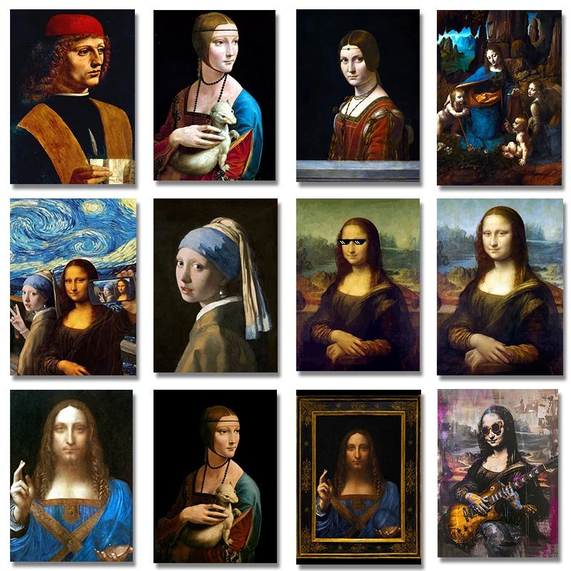 Leonardo Da Vinci Artwork Salv - đánh giá và giá Resin Art Work