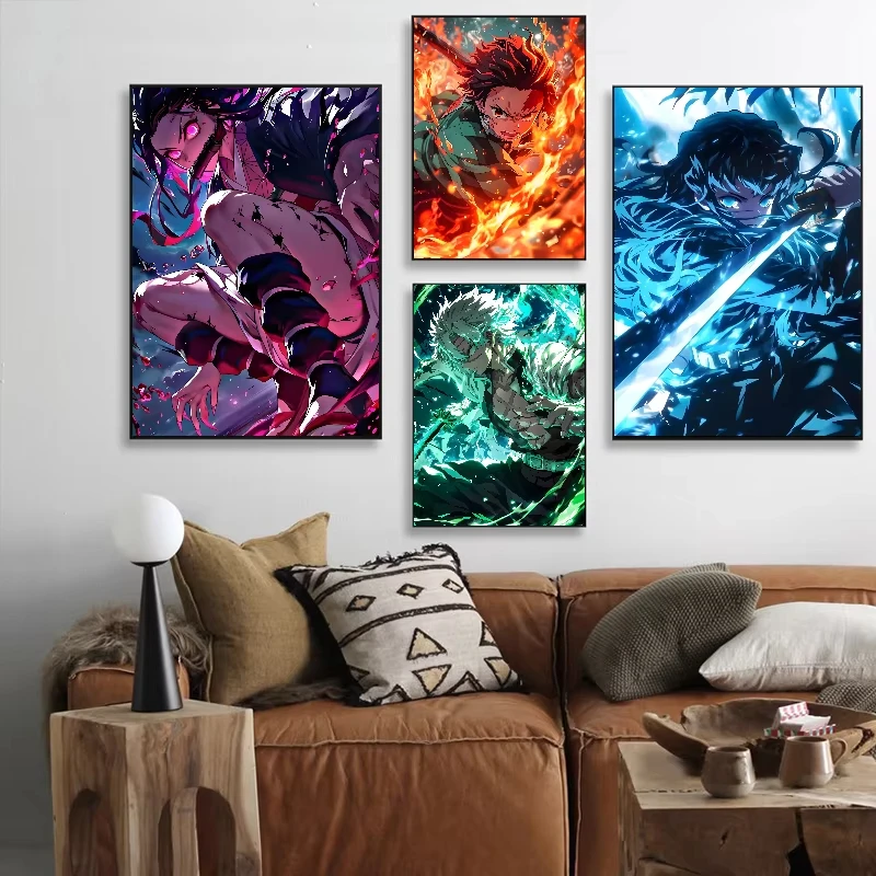 Demon Slayer Anime 5D Full Rou - đánh giá và giá Resin Art Wallpaper