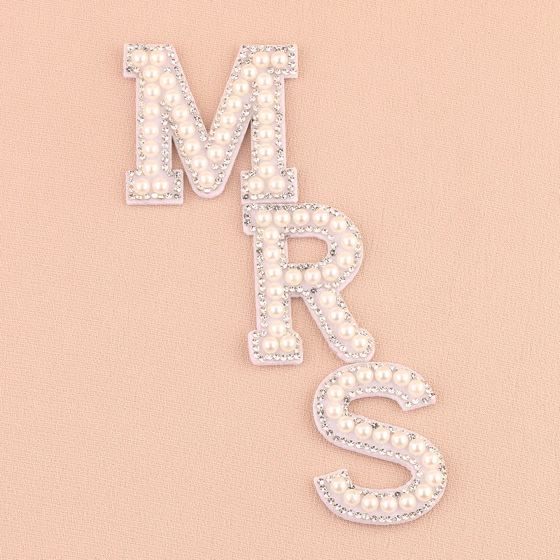 1 Set MRS Faux Pearl Rhineston - đánh giá và giá Resin Art Alphabet