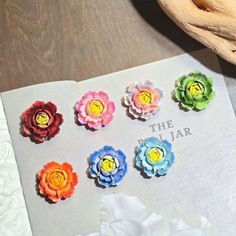 50pcs Mixed Color 3D Resin Ros - đánh giá và giá Resin Art Rose