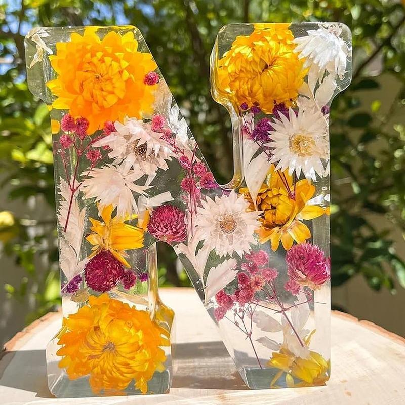 Floral 26 Letters Night Lights - đánh giá và giá Resin Art Alphabet