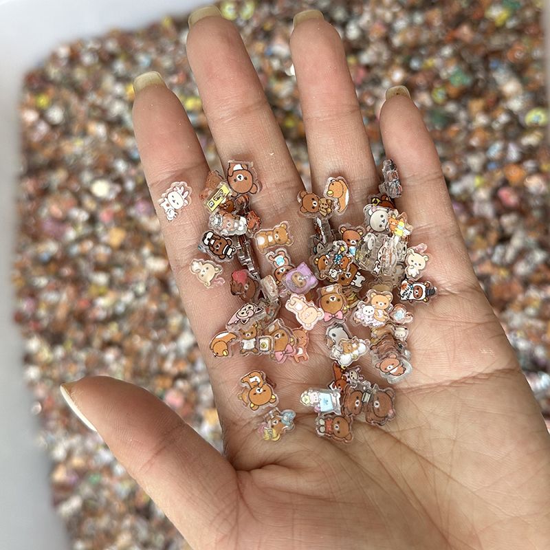 Rilakkuma Acrylic Confetti Pie - đánh giá và giá Resin Art Case
